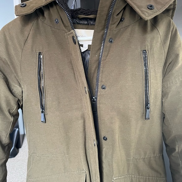 BGBG GENERATION Faux-Fur Trim Hooded Anorak Puffer Coat - Picture 4 of 8